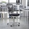 Flash Furniture Office Chair, Mesh, Dark Gray Mesh/White Frame HL-0001-WH-DKGY-GG - alternate 1